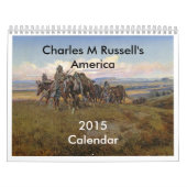 Amerika Charles-M Russell Kalender (Titelbild)