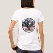 Amerika das Land des freien T - Shirt (Rückseite)