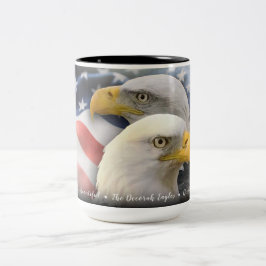 Amerika, das Schöne: Die Decorah-Adler Zweifarbige Tasse