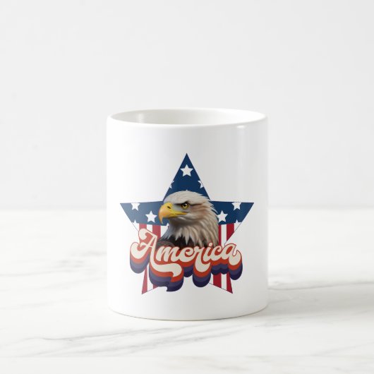 Amerika, das Schöne Kaffeetasse (Mittel)