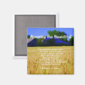 Amerika - das schöne Magnet (Vorderseite/Rückseite)