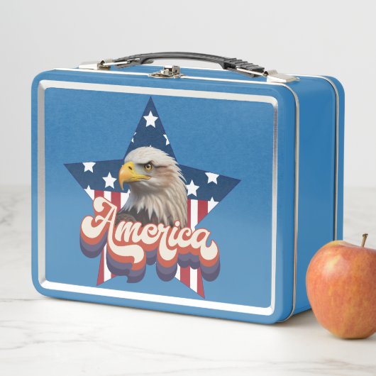 Amerika, das Schöne Metall Brotdose (Beispiel)