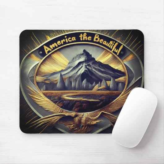Amerika, das Schöne Mousepad (Mit Mouse)
