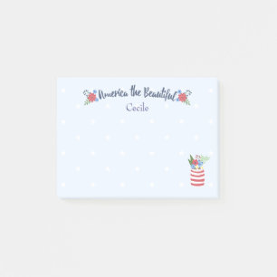 Amerika - das schöne Patriotikum Post-it Klebezettel