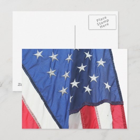 Amerika, das Schöne Postkarte (Vorne/Hinten)