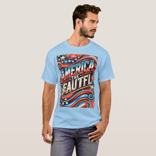 Amerika, das Schöne T-Shirt (Vorne ganz)