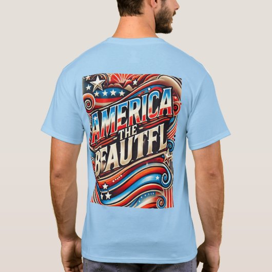 Amerika, das Schöne T-Shirt (Rückseite)