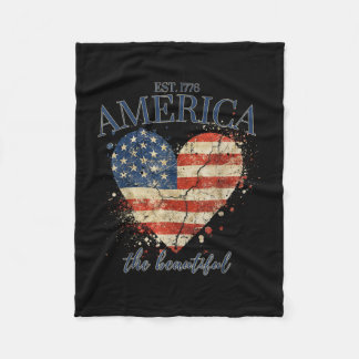 Amerika das schöne Unabhängigkeitstag patriotisch Fleecedecke