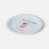 Amerika der schöne 4. Juli Pappteller (Schrägansicht)