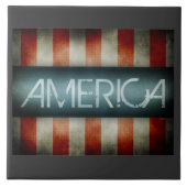 Amerika-Design Fliese (Vorderseite)
