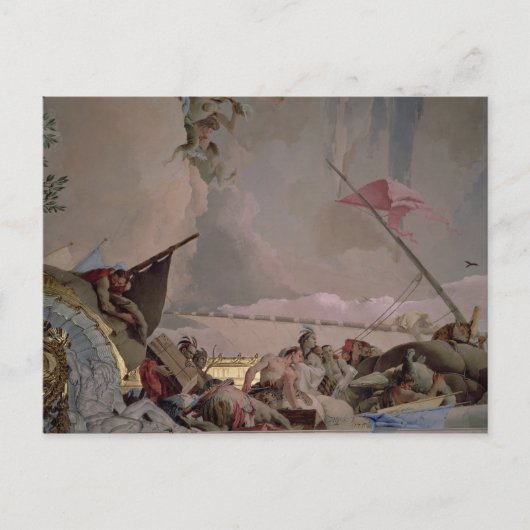 Amerika, Detail aus der Herrlichkeit Spaniens II Postkarte (Vorderseite)