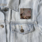 Amerika, Detail vom Ruhm von Spanien II Button (Beispiel)