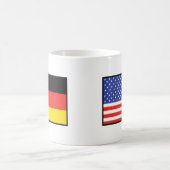 Amerika Deutschland Kaffeetasse (Mittel)