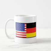 Amerika Deutschland Kaffeetasse (Links)
