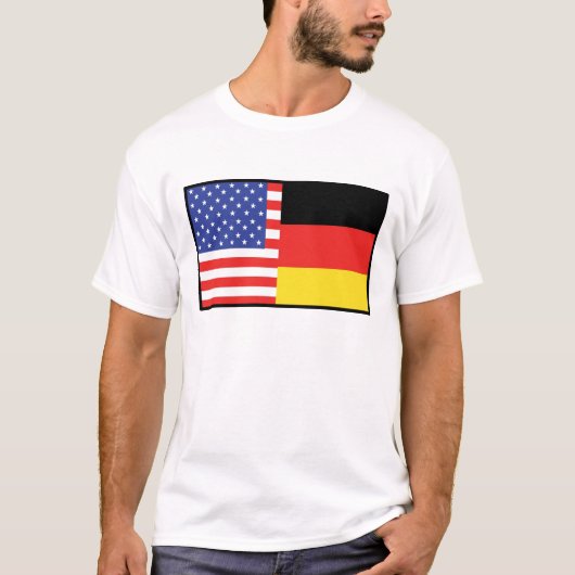 Amerika Deutschland T-Shirt (Vorderseite)