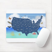 Amerika: Die schöne Maus-Pad Mousepad (Mit Mouse)