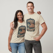 Amerika, die Tapfere T-Shirt (Unisex)
