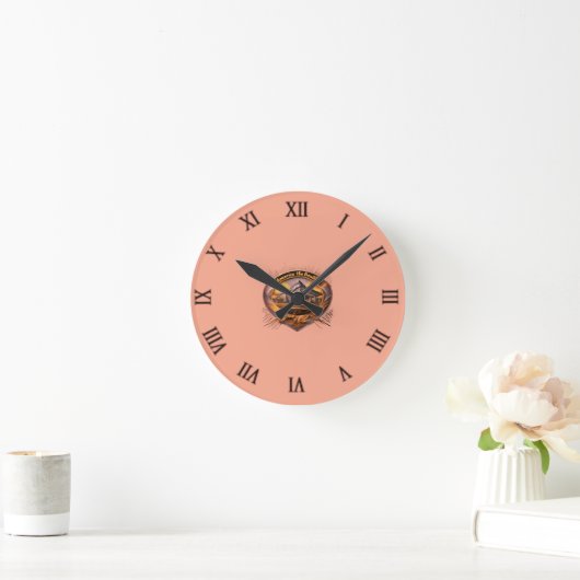 Amerika - die wunderschöne Mauer Runde Wanduhr (Zuhause)