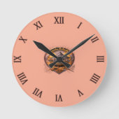 Amerika - die wunderschöne Mauer Runde Wanduhr (Vorderseite)