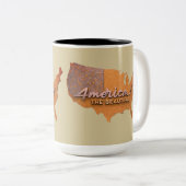 Amerika die wunderschöne Tasse (VorderseiteRechts)