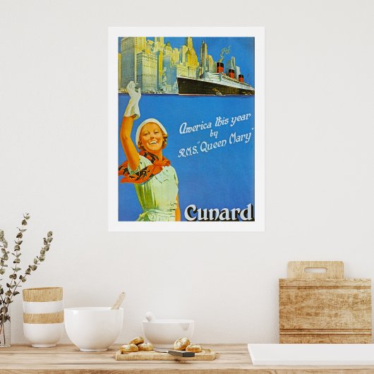 Amerika dieses Jahr von Königin Mary Poster (Küche)