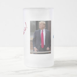 AMERIKA DONALD TRUMP NICHT GEFÄHRDET! 4 GLASDESIGN MATTGLAS BIERGLAS