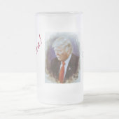 AMERIKA DONALD TRUMP NICHT GEFÄHRDET! 7 GLASDESIGN MATTGLAS BIERGLAS (Mittel)