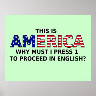 Amerika Drücken Sie 1 Poster