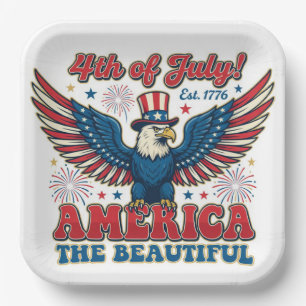 Amerika, du Schönes Pappteller