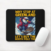 Amerika Eagle Snowboarden in Grönland und Nordamer Mousepad (Mit Mouse)