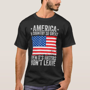 Amerika - ein Land, das so groß ist, selbst seine T-Shirt