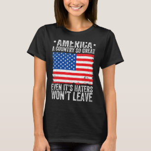 Amerika - ein Land, das so groß ist, selbst seine T-Shirt