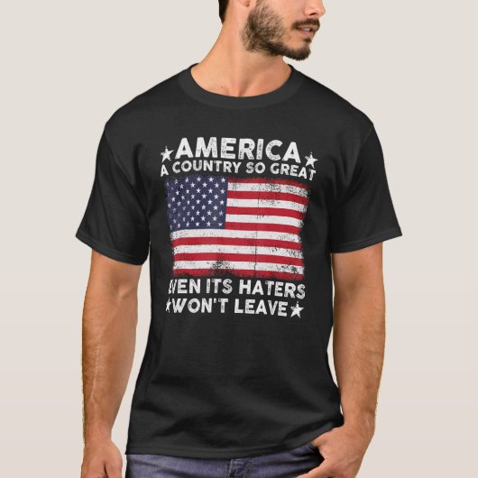 Amerika - ein Land, das so groß ist, selbst seine T-Shirt (Vorderseite)
