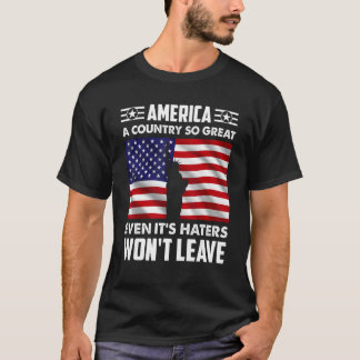 Amerika - ein Land, das so groß ist, selbst wenn e T-Shirt