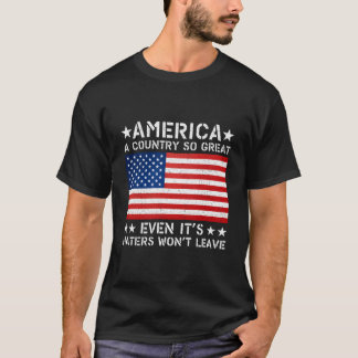 Amerika Ein Land So Großartig Dass Sogar Seine Fei T-Shirt