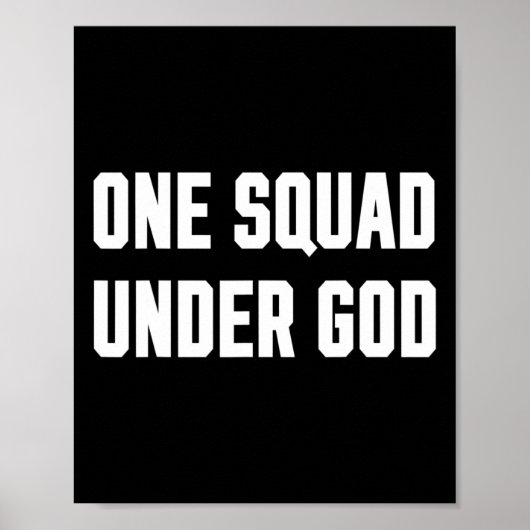 Amerika Ein Squad Unter Gott (trump 2020) Poster (Vorne)