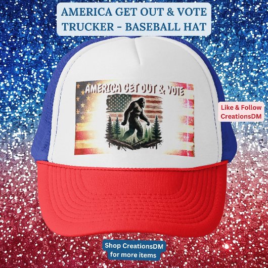 AMERIKA ERHALTEN UND STIMMEN TRUCKERKAPPE