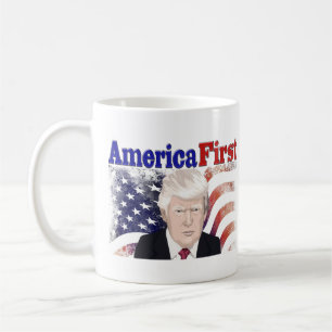 Amerika Erste Trump-US Flagge Kaffeetasse