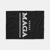 Amerika - erster Trump 2020 USA Fleecedecke (Vorderseite (Horizontal))