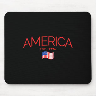 Amerika Est. 1776 250. Geburtstag Tops, T-Shirts u Mousepad