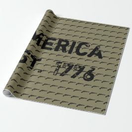 Amerika EST. 1776 Geschenkpapier