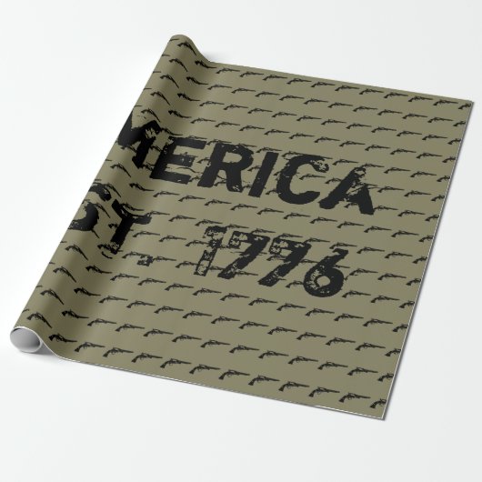 Amerika EST. 1776 Geschenkpapier (Ungerollt)