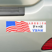 Amerika F ** k ja! Autoaufkleber (Auf Auto)