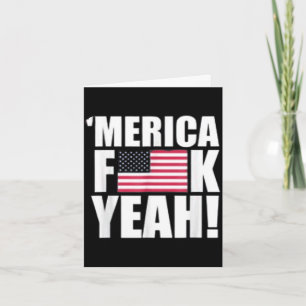 Amerika f yeah vierter 4. Juli Karte