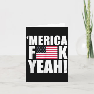 Amerika f yeah vierter 4. Juli  Karte