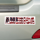 Amerika farbenfroh und patriotisch autoaufkleber (Auf Auto)