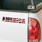 Amerika farbenfroh und patriotisch autoaufkleber (Auf Lkw)