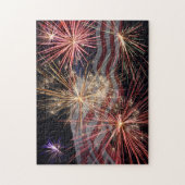 Amerika feiern puzzle (Vertikal)