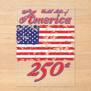 Amerika feiert 250 Jahre Acryleinladungen