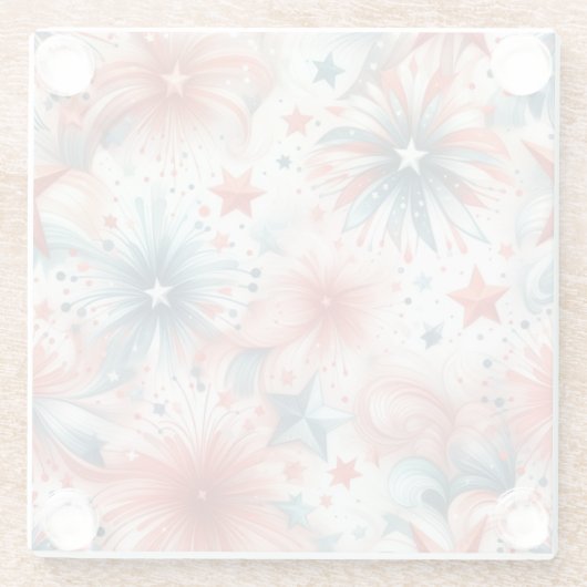 Amerika feiert glasuntersetzer (Rückseite)